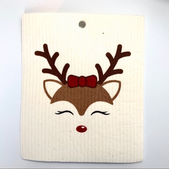 Swedish wash cloths Holiday edition set of 3 - Picture 2 of 4